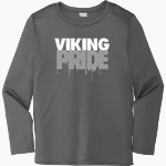 Tennessee Vikings <span class="pdp-name-mascot">Tennessee Vikings</span> Sport-Tek Youth Posi-UV Pro Long Sleeve T-Shirt Front Thumbnail