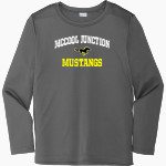McCool Junction Mustangs <span class="pdp-name-mascot">McCool Junction Mustangs</span> Sport-Tek Youth Posi-UV Pro Long Sleeve T-Shirt Front Thumbnail