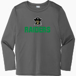REYNOLDS HIGH SCHOOL RAIDERS <span class="pdp-name-mascot">REYNOLDS RAIDERS</span> Sport-Tek Youth Posi-UV Pro Long Sleeve T-Shirt Front Thumbnail