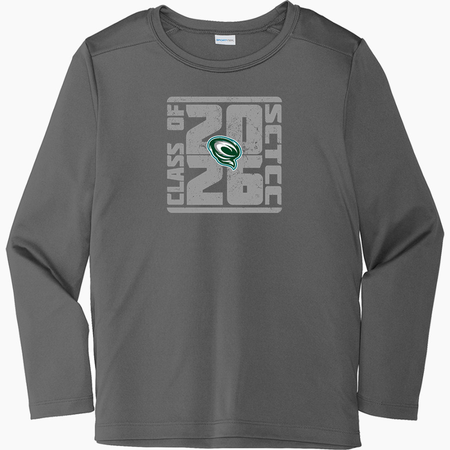 SCTCC Cyclones Online Apparel Store <span class="pdp-name-mascot">St Cloud Cyclones</span> Sport-Tek Youth Posi-UV Pro Long Sleeve T-Shirt