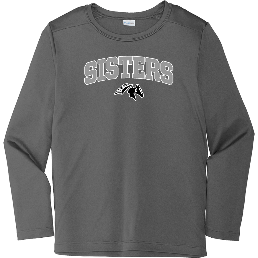 Sisters Outlaws <span class="pdp-name-mascot">Sisters Outlaws</span> Sport-Tek Youth Posi-UV Pro Long Sleeve T-Shirt