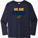 East Tennessee State University Buccaneers <span class="pdp-name-mascot">ETSU Buccaneers</span> Sport-Tek Youth Posi-UV Pro Long Sleeve T-Shirt Front Thumbnail