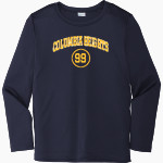 Columbia Heights Hylanders <span class="pdp-name-mascot">Columbia Heights Hylanders</span> Sport-Tek Youth Posi-UV Pro Long Sleeve T-Shirt Front Thumbnail