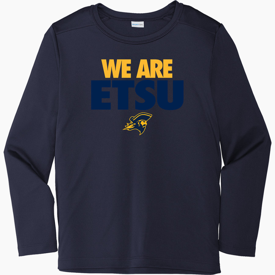 East Tennessee State University Buccaneers <span class="pdp-name-mascot">ETSU Buccaneers</span> Sport-Tek Youth Posi-UV Pro Long Sleeve T-Shirt