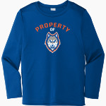 SAINT JOSEPH'S CATHOLIC ACADEMY <span class="pdp-name-mascot">SAINT JOSEPHS Wolves</span> Sport-Tek Youth Posi-UV Pro Long Sleeve T-Shirt Front Thumbnail