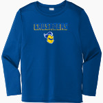 Madonna Crusaders Sport-Tek Youth Posi-UV Pro Long Sleeve T-Shirt Front Thumbnail