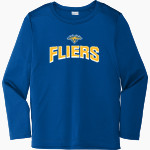 CLYDE HIGH SCHOOL FLIERS <span class="pdp-name-mascot">CLYDE FLIERS</span> Sport-Tek Youth Posi-UV Pro Long Sleeve T-Shirt Front Thumbnail