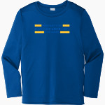 Mothers Of Mount Markham Students Mustangs Sport-Tek Youth Posi-UV Pro Long Sleeve T-Shirt Front Thumbnail