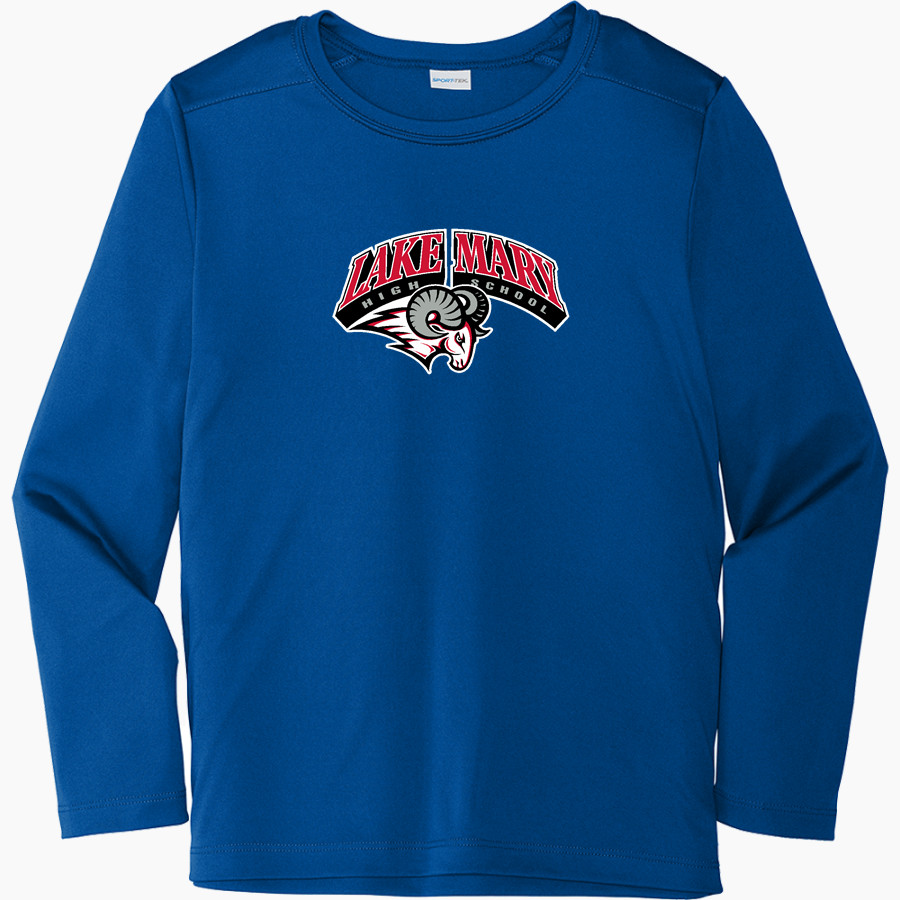 Lake Mary Rams Sport-Tek Youth Posi-UV Pro Long Sleeve T-Shirt
