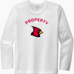 OSBORNE HIGH SCHOOL CARDINALS <span class="pdp-name-mascot">OSBORNE CARDINALS</span> Sport-Tek Youth Posi-UV Pro Long Sleeve T-Shirt Front Thumbnail