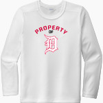 Dunedin Falcons <span class="pdp-name-mascot">Dunedin High School Falcons</span> Sport-Tek Youth Posi-UV Pro Long Sleeve T-Shirt Front Thumbnail