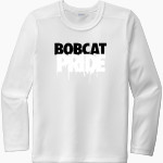 Salem Bobcats Sport-Tek Youth Posi-UV Pro Long Sleeve T-Shirt Front Thumbnail