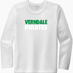 VERNDALE HIGH SCHOOL PIRATES <span class="pdp-name-mascot">VERNDALE PIRATES</span> Sport-Tek Youth Posi-UV Pro Long Sleeve T-Shirt Front Thumbnail