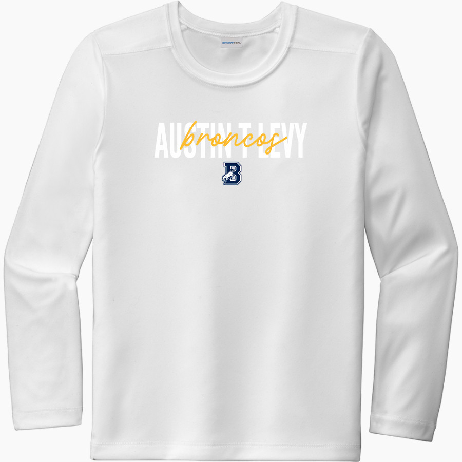 Austin T Levy Broncos Sport-Tek Youth Posi-UV Pro Long Sleeve T-Shirt