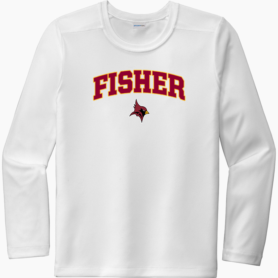 Fisher Cardinals <span class="pdp-name-mascot">Fisher Cardinals</span> Sport-Tek Youth Posi-UV Pro Long Sleeve T-Shirt