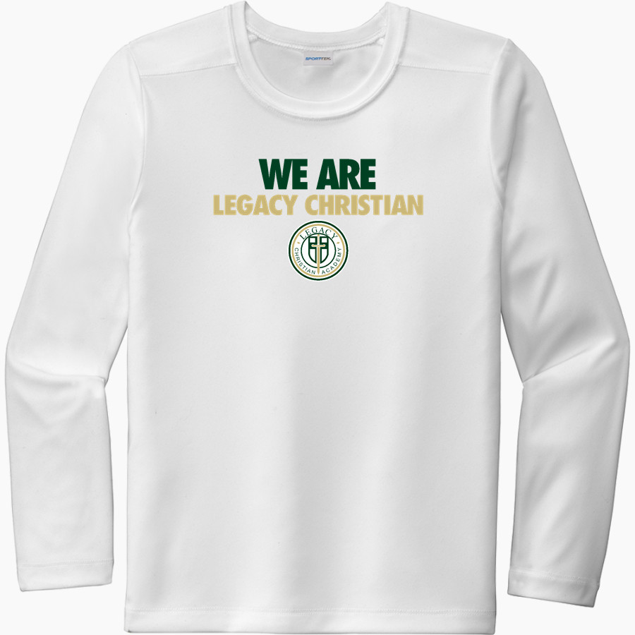 LEGACY CHRISTIAN WARRIORS <span class="pdp-name-mascot">LEGACY WARRIORS</span> Sport-Tek Youth Posi-UV Pro Long Sleeve T-Shirt