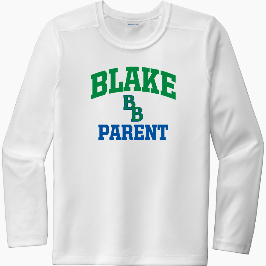 The Blake School BEARS ONLINE STORE <span class="pdp-name-mascot">Blake Bears</span> Sport-Tek Youth Posi-UV Pro Long Sleeve T-Shirt