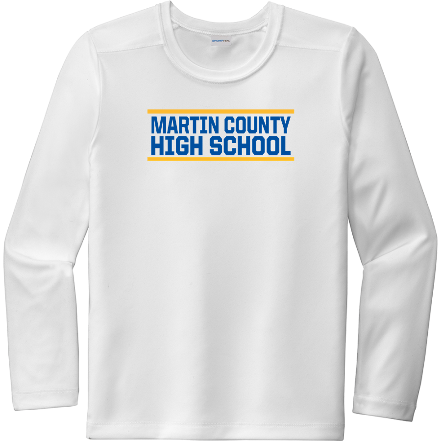 MARTIN COUNTY HIGH SCHOOL TIGERS <span class="pdp-name-mascot">MARTIN COUNTY TIGERS</span> Sport-Tek Youth Posi-UV Pro Long Sleeve T-Shirt