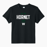 Wellsboro Hornets <span class="pdp-name-mascot">Wellsboro Green Hornets</span> Sport-Tek Youth Club Short Sleeve Crew Front Thumbnail