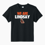 LINDSAY SCHOOL DISTRICT 9 LEOPARDS <span class="pdp-name-mascot">LINDSAY LEOPARDS</span> Sport-Tek Youth Club Short Sleeve Crew Front Thumbnail