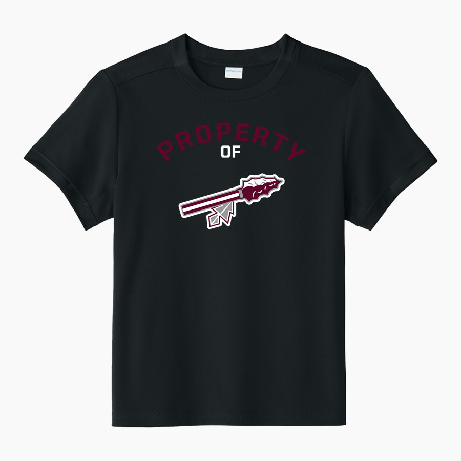 WEST HIGH SCHOOL WAHAWKS <span class="pdp-name-mascot">WEST WAHAWKS</span> Sport-Tek Youth Club Short Sleeve Crew