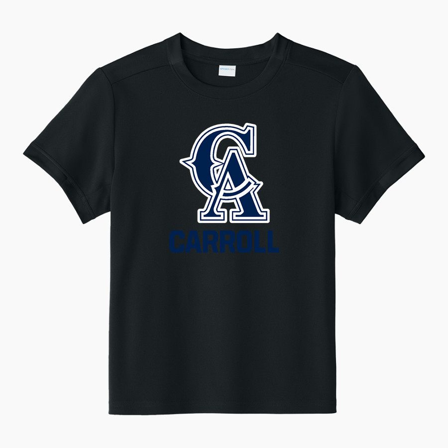 Carroll Rebels <span class="pdp-name-mascot">Carroll</span> Sport-Tek Youth Club Short Sleeve Crew