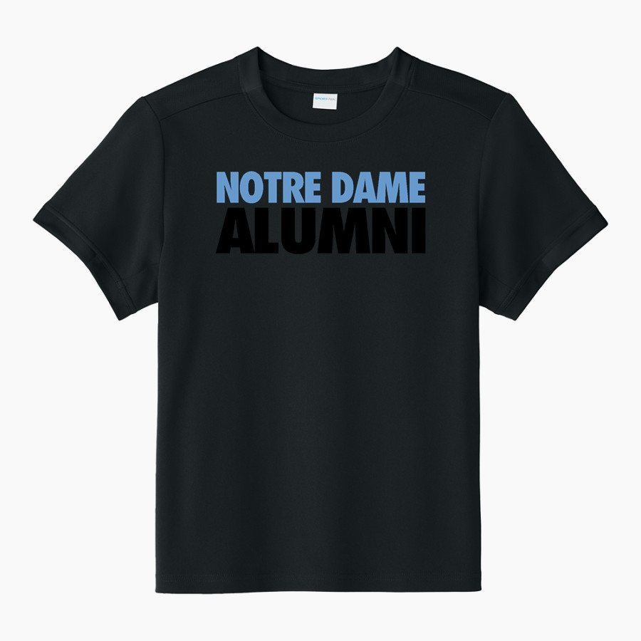 NOTRE DAME HIGH SCHOOL IRISH <span class="pdp-name-mascot">NOTRE DAME IRISH</span> Sport-Tek Youth Club Short Sleeve Crew