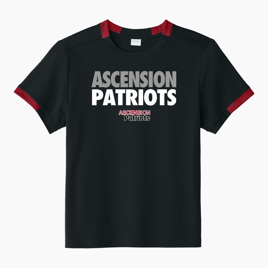 Ascension Catholic School Patriots <span class="pdp-name-mascot">Ascension Catholic School Patriots</span> Sport-Tek Youth Club Short Sleeve Crew
