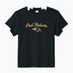 Oral Roberts Golden Eagles <span class="pdp-name-mascot">Oral Roberts Golden Eagles</span> Sport-Tek Youth Club Short Sleeve Crew Front Thumbnail