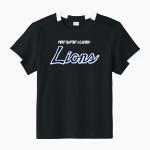 First Baptist Academy Lions <span class="pdp-name-mascot">First Baptist Academy Lions</span> Sport-Tek Youth Club Short Sleeve Crew Front Thumbnail
