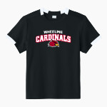 Wheeling University Cardinals Online Store Sport-Tek Youth Club Short Sleeve Crew Front Thumbnail