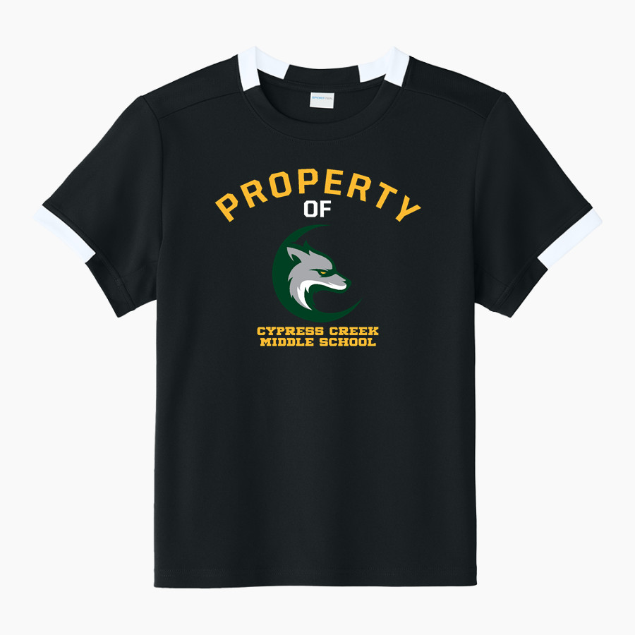 Cypress Creek Coyotes Sport-Tek Youth Club Short Sleeve Crew