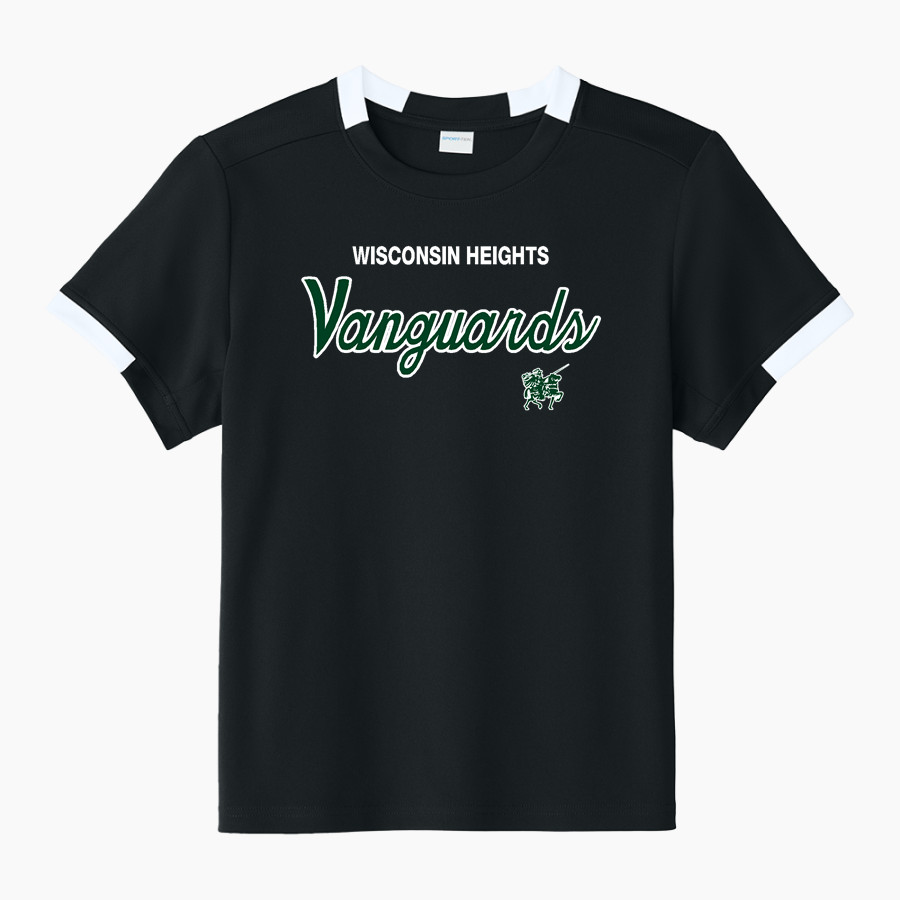 Wisconsin Heights High School Vanguards Sport-Tek Youth Club Short Sleeve Crew