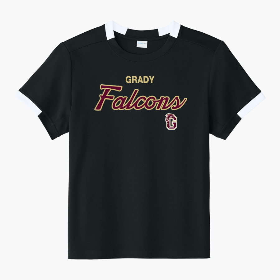WM E GRADY VOC TECH SCHOOL FALCONS Sport-Tek Youth Club Short Sleeve Crew
