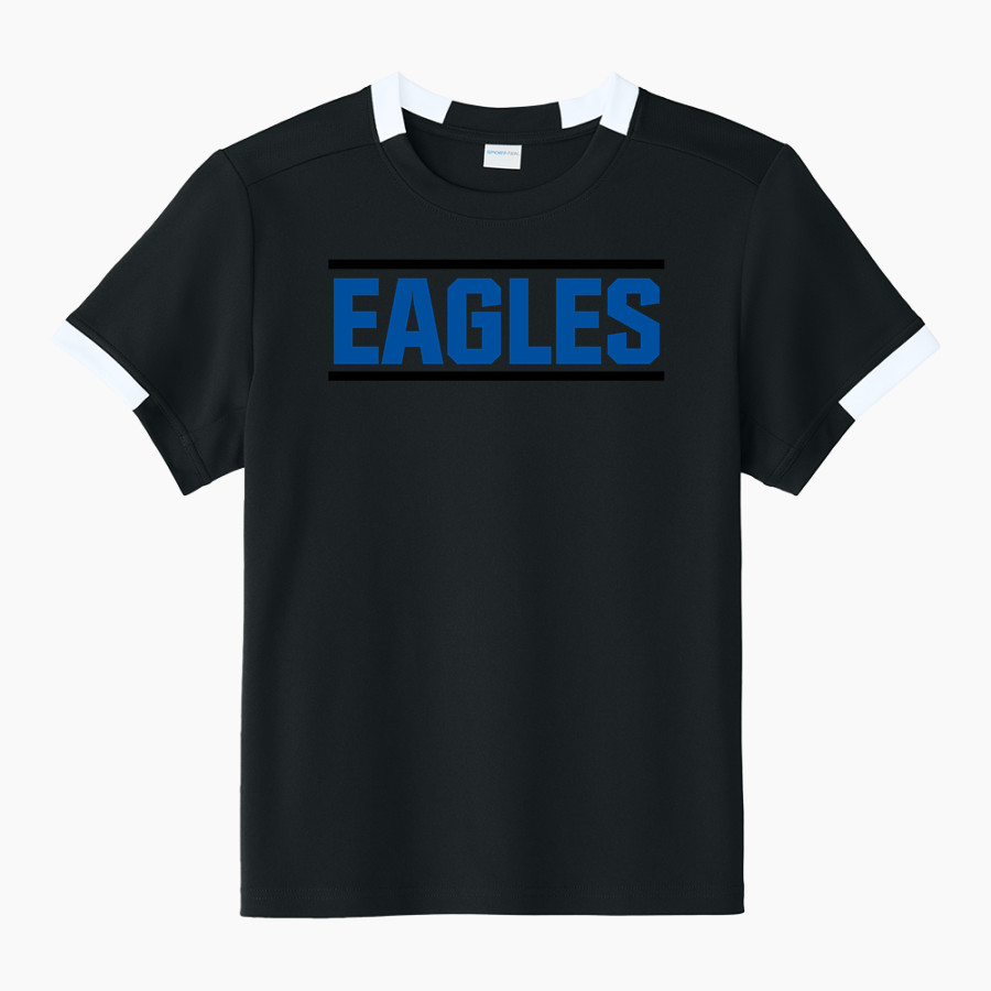 Jefferson Christian Eagles Sport-Tek Youth Club Short Sleeve Crew