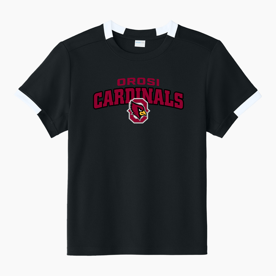 OROSI HIGH SCHOOL CARDINALS <span class="pdp-name-mascot">OROSI CARDINALS</span> Sport-Tek Youth Club Short Sleeve Crew