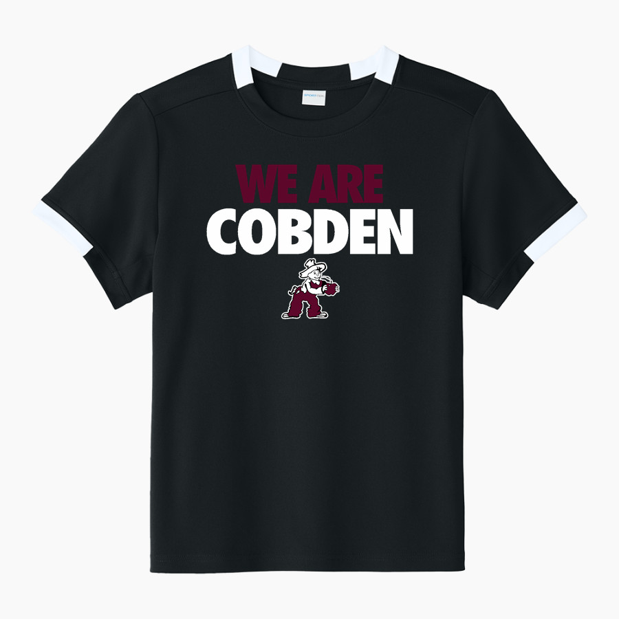 COBDEN HIGH SCHOOL APPLEKNOCKERS <span class="pdp-name-mascot">COBDEN APPLEKNOCKERS</span> Sport-Tek Youth Club Short Sleeve Crew