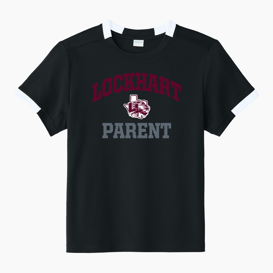 LOCKHART HIGH SCHOOL LIONS <span class="pdp-name-mascot">LOCKHART LIONS</span> Sport-Tek Youth Club Short Sleeve Crew