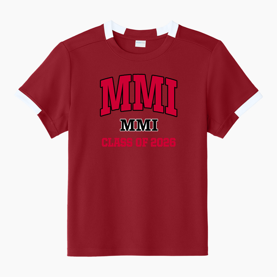 MMI PREPARATORY SCHOOL PREPPERS <span class="pdp-name-mascot">MMI PREPARATORY PREPPERS</span> Sport-Tek Youth Club Short Sleeve Crew