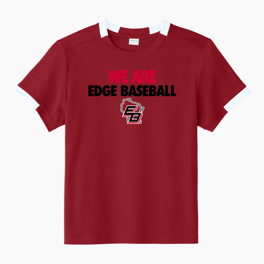 Edge Baseball Edge Baseball Sport-Tek Youth Club Short Sleeve Crew