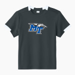 MTSU Blue Raiders <span class="pdp-name-mascot">MTSU Blue Raiders</span> Sport-Tek Youth Club Short Sleeve Crew Front Thumbnail