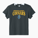 Greenfield Central Cougars Online Store <span class="pdp-name-mascot">Greenfield-Central Cougars</span> Sport-Tek Youth Club Short Sleeve Crew Front Thumbnail