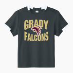 WM E GRADY VOC TECH SCHOOL FALCONS Sport-Tek Youth Club Short Sleeve Crew Front Thumbnail