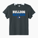 Barton College Official Store of the Bulldogs Sport-Tek Youth Club Short Sleeve Crew Front Thumbnail