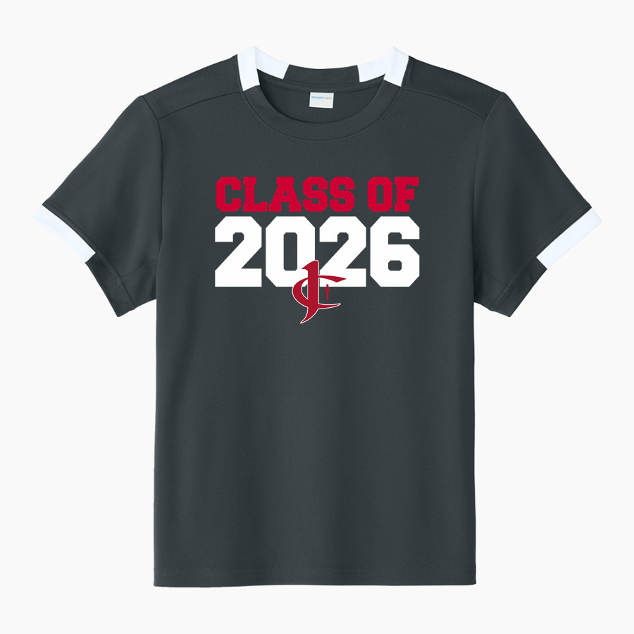 Jupiter Christian Eagles <span class="pdp-name-mascot">Jupiter Eagles</span> Sport-Tek Youth Club Short Sleeve Crew