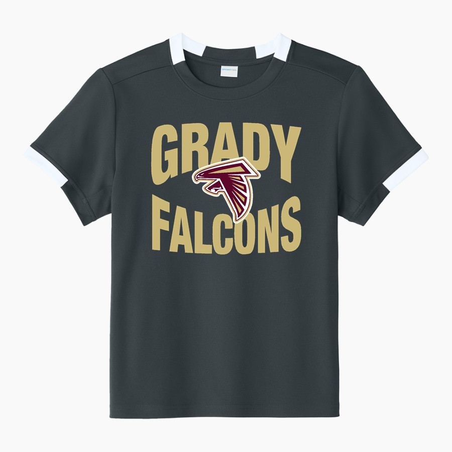 WM E GRADY VOC TECH SCHOOL FALCONS Sport-Tek Youth Club Short Sleeve Crew