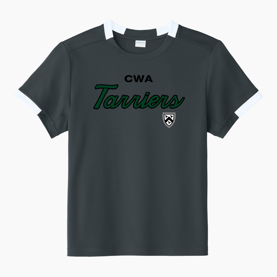CWA Tarriers Sport-Tek Youth Club Short Sleeve Crew