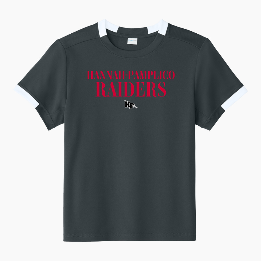 Hannah-Pamplico Raiders Raiders <span class="pdp-name-mascot">Hannah-Pamplico Raiders</span> Sport-Tek Youth Club Short Sleeve Crew