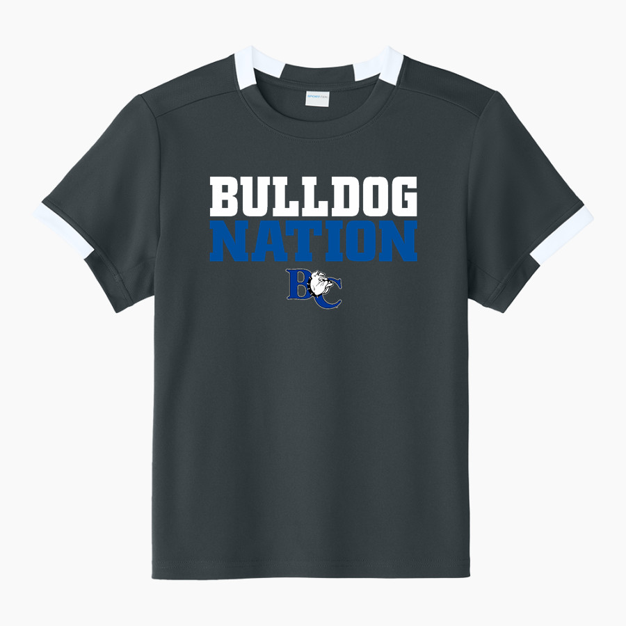Barton College Official Store of the Bulldogs Sport-Tek Youth Club Short Sleeve Crew