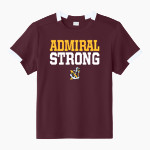 Nimitz Admirals Sport-Tek Youth Club Short Sleeve Crew Front Thumbnail